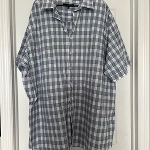 Synergy plaid dress shirt